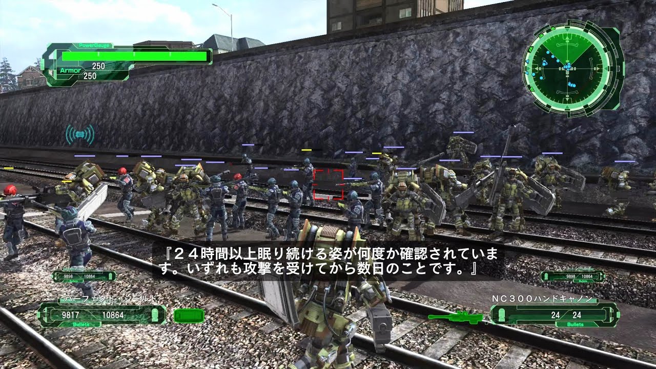 【地球防衛軍6】ハンドキャノン部隊でサイレンを撃退する M92 船団監視計画 INF 初期体力フェンサー