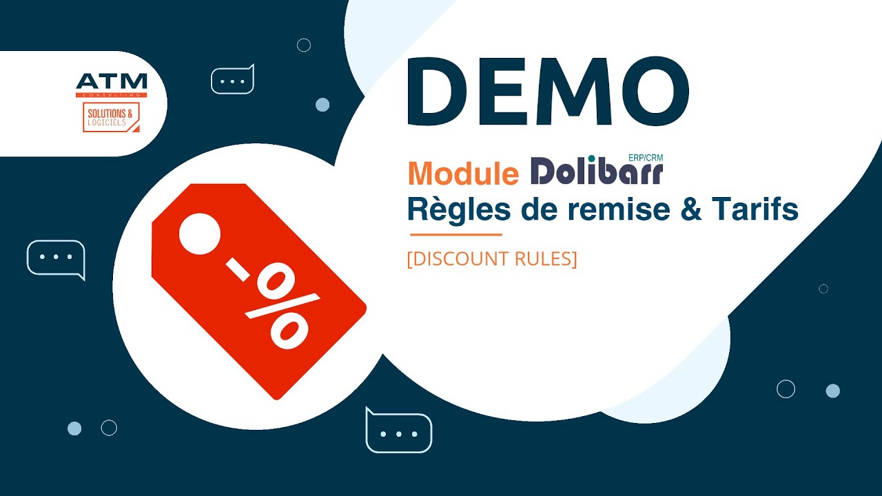 Dolibarr - Appliquer des remises et tarif avec le module Discount Rules
