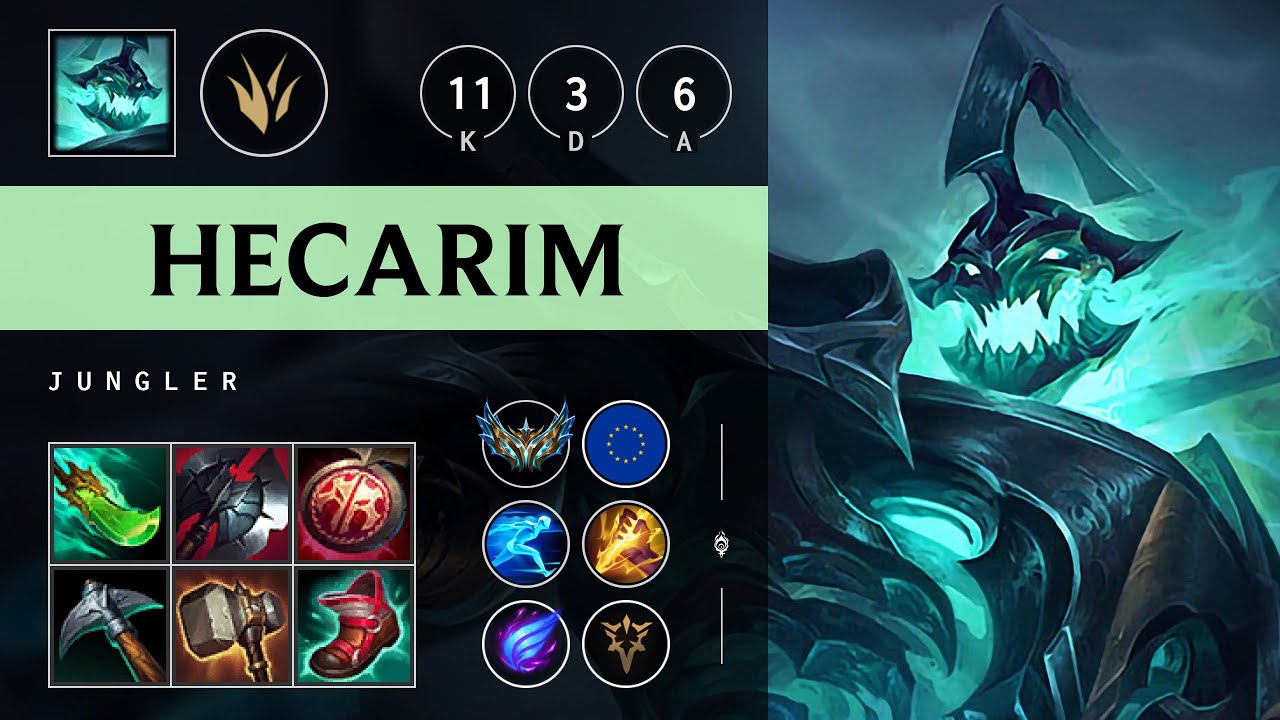Hecarim Jungle vs Nunu & Willump - EUW Challenger Patch 25.14