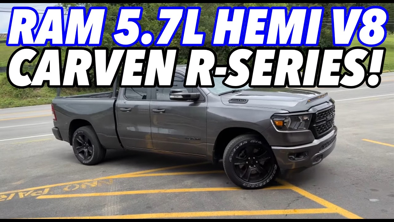 2022 RAM 1500 Big Horn 5.7L HEMI V8 w/ TRUE DUAL EXHAUST & CARVEN R-SERIES!