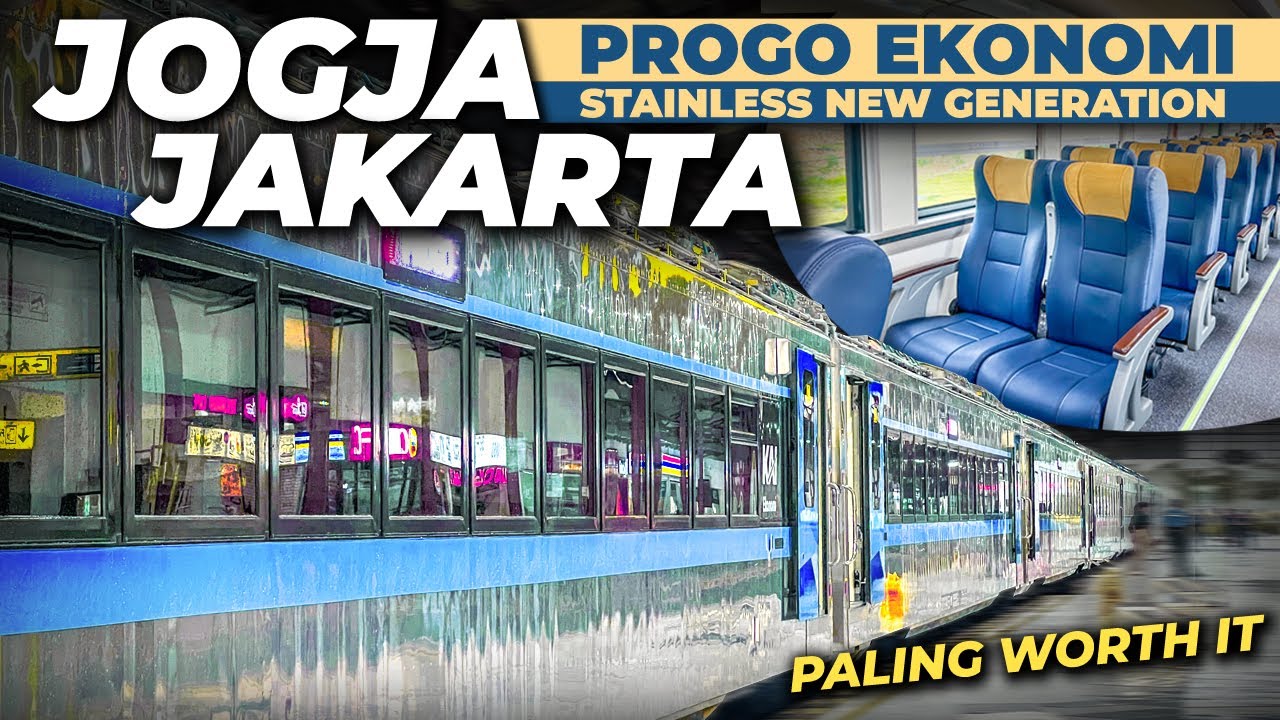 JOGJA JAKARTA EKONOMI PALING WORTH IT!! MURAH NYAMAN MEWAH | Trip KA Progo Lempuyangan - Pasar Senen