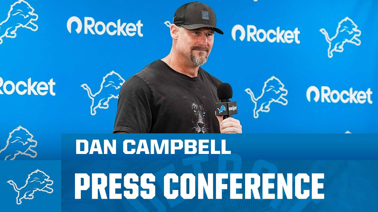 Dan Campbell OTA Day 3 Press Conference | May 29, 2026
