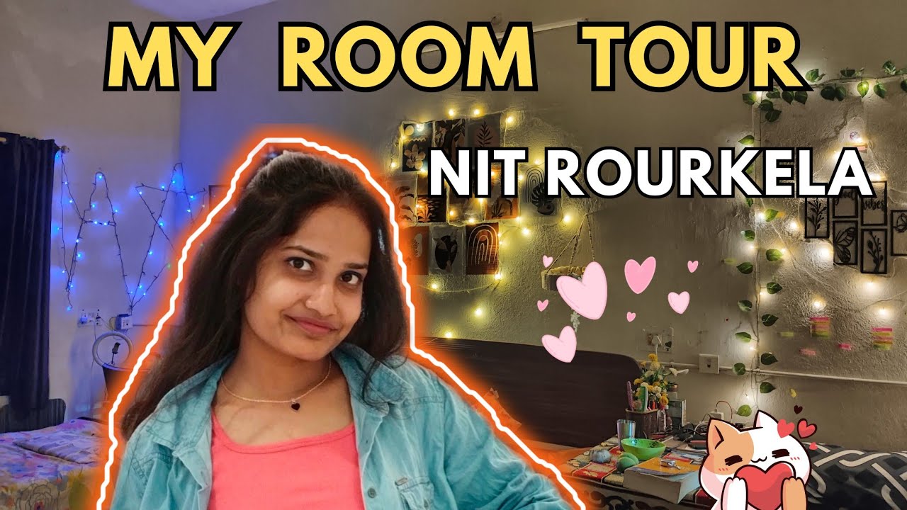 Girls Hostel Room Tour NIT Rourkela (KMS Hostel) 🩷 | First & Second year Students Hostel ✨