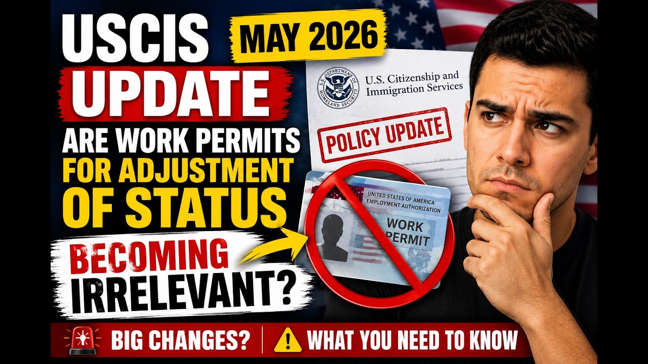 🚨 ОБНОВЛЕНИЕ USCIS (июнь 2026 г.): Отменяют ли разрешения на работу для заявителей на грин-карту?