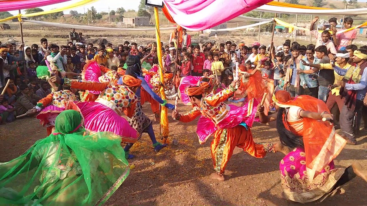 tiger indian garba Mandal jhirapan ... dhawadi  me dhamaka