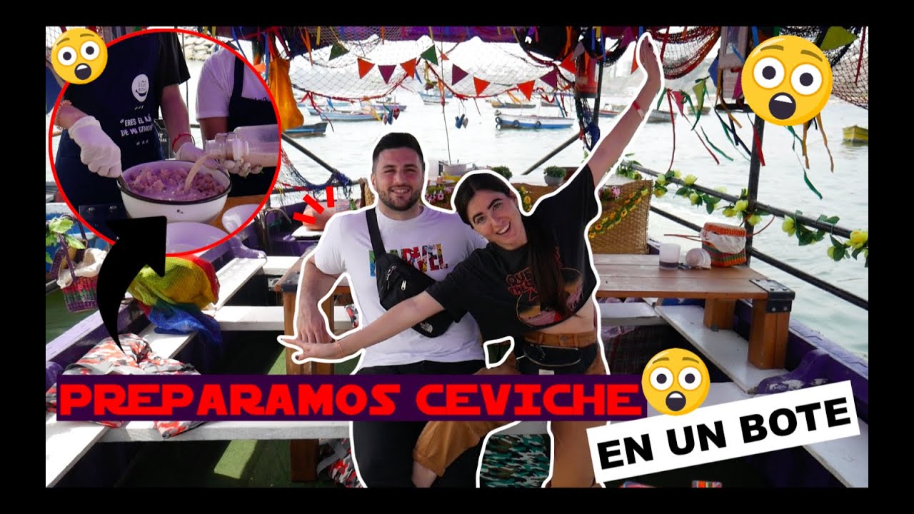 PREPARAMOS CEVICHE EN EL MAR🐟😱│PERU