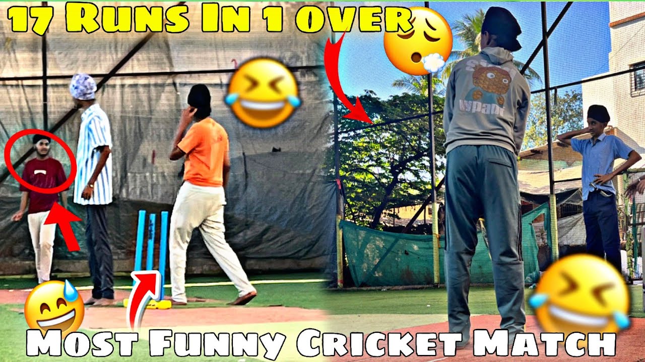 Most Funny Cricket Match 😂 | 17 Run In Just 1 over 🗿