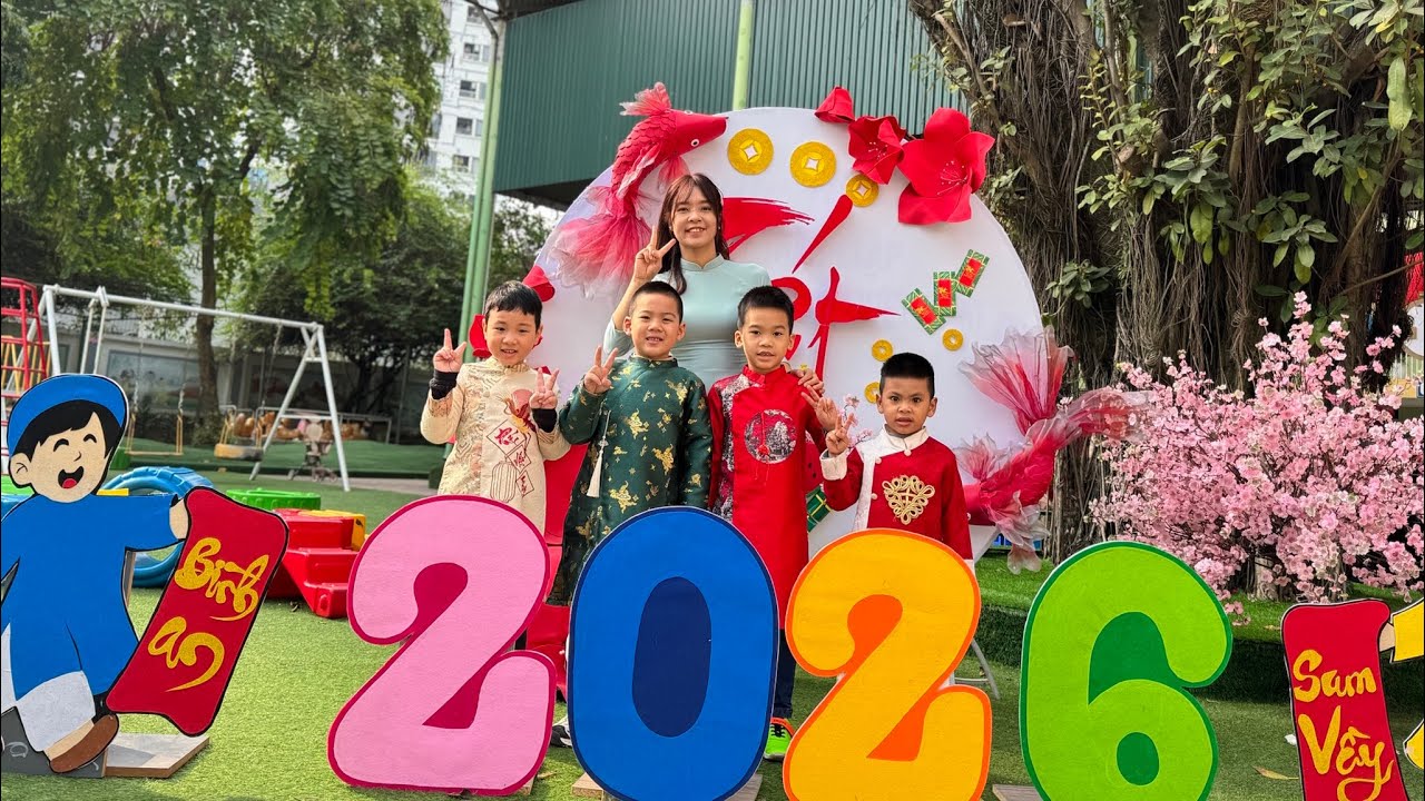 Bé Đón Tết Sang|Chào Xuân Bính Ngọ 2026|Tiết mục múa-Lớp Mẫu giáo lớn A7,A8-Trường Mầm non Đại Mỗ A