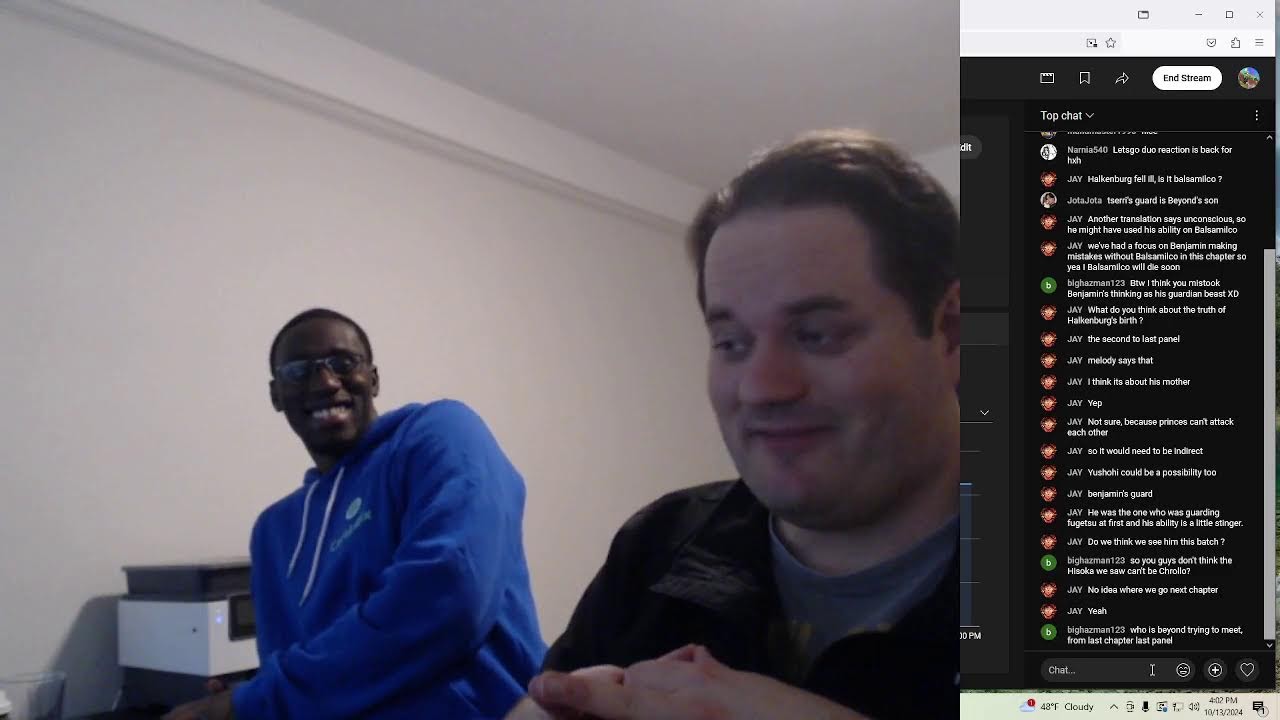 Hunter X Hunter Manga Chapter 402- Cyclone Live Reaction! (feat A. Beck)