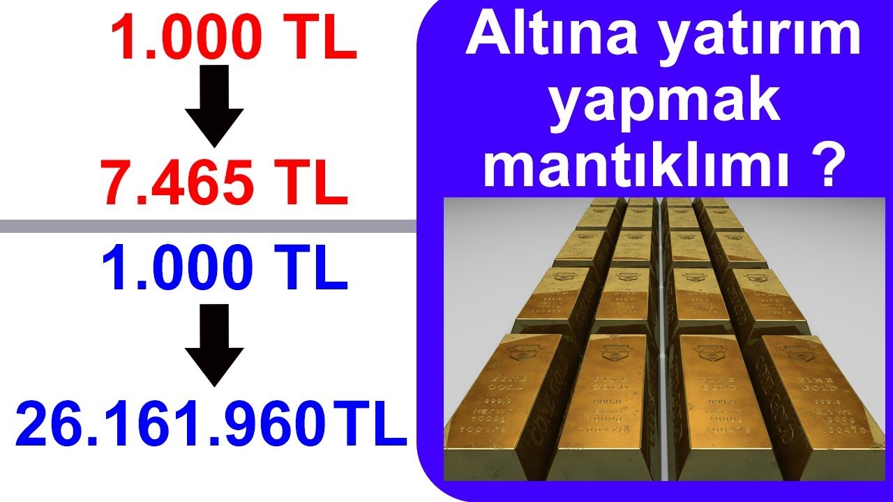 Altına yatırım yapmak ve altın almak mantıklımı? Altın mı yada hisse senedi mi?