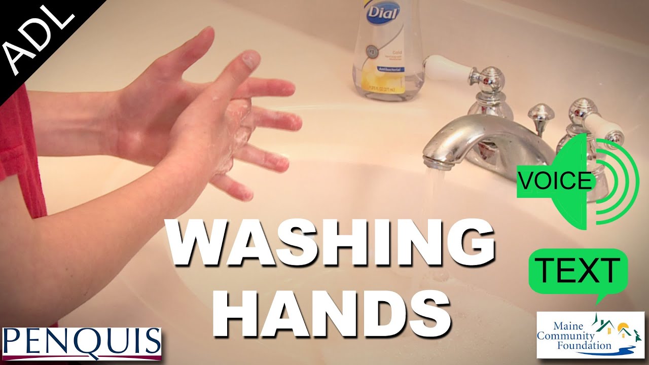 Washing Hands (Text and Voice) - Penquis ADL Tools