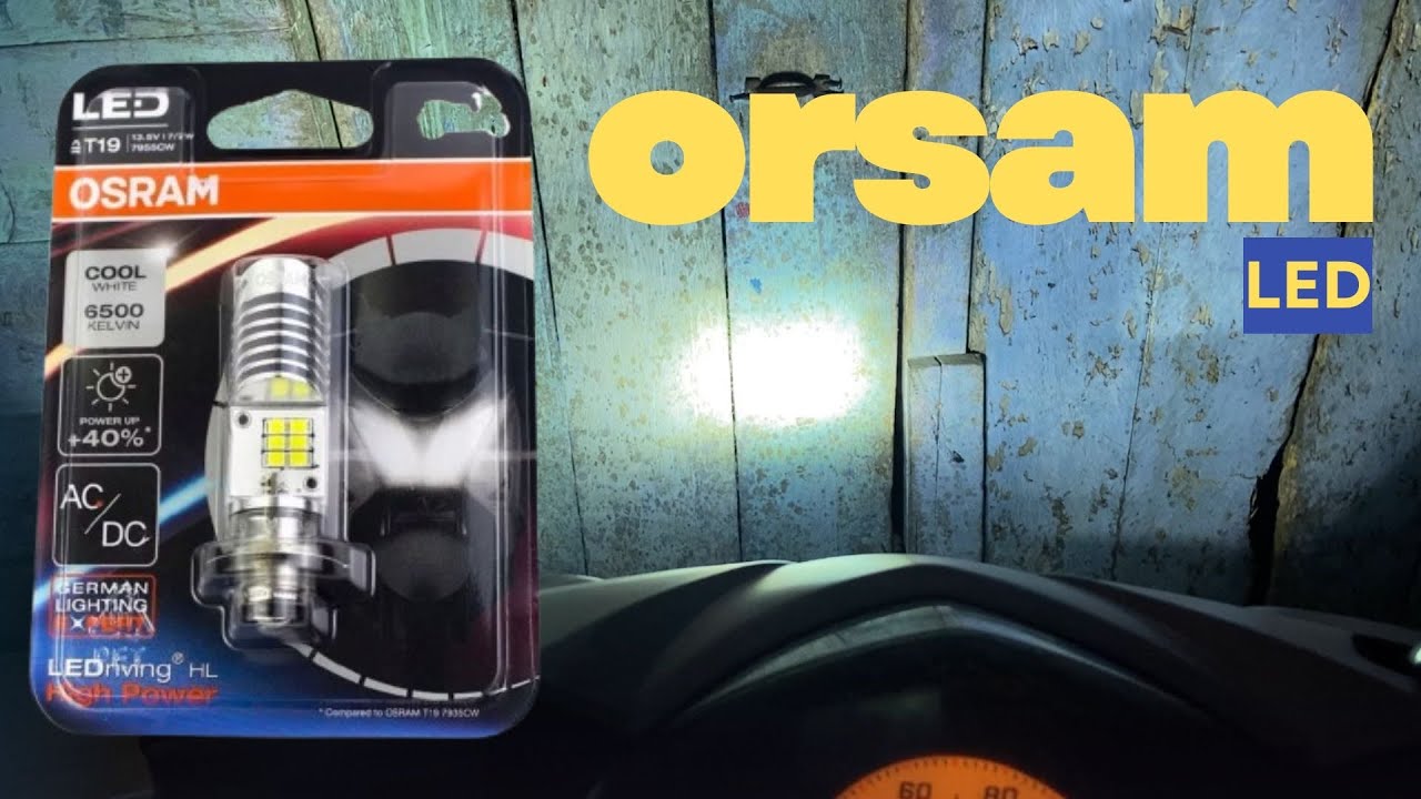 Lampu Led Beat Fi | ORSAM T19 dijamin lebih terang !