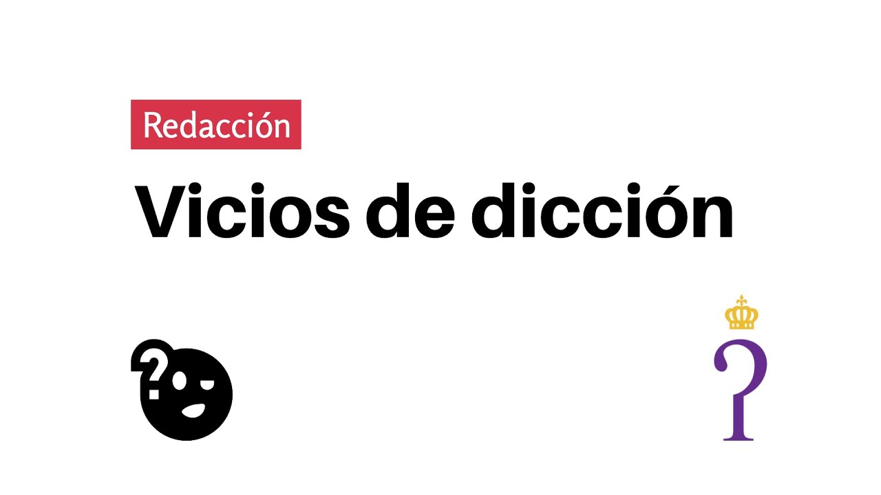 Redacción | Vicios de dicción