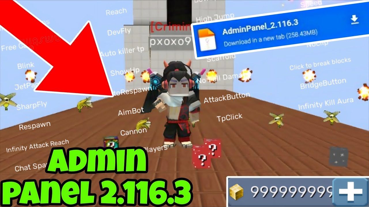 BLOCKMAN GO 2.116.3 ADMIN PANEL DOWNLOAD 2025 NO BAN
