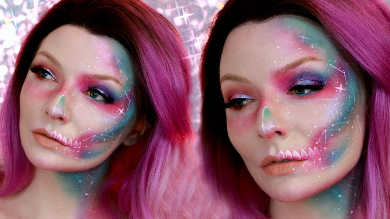 Constellation Skull Makeup | Lithunium Snow Inspired