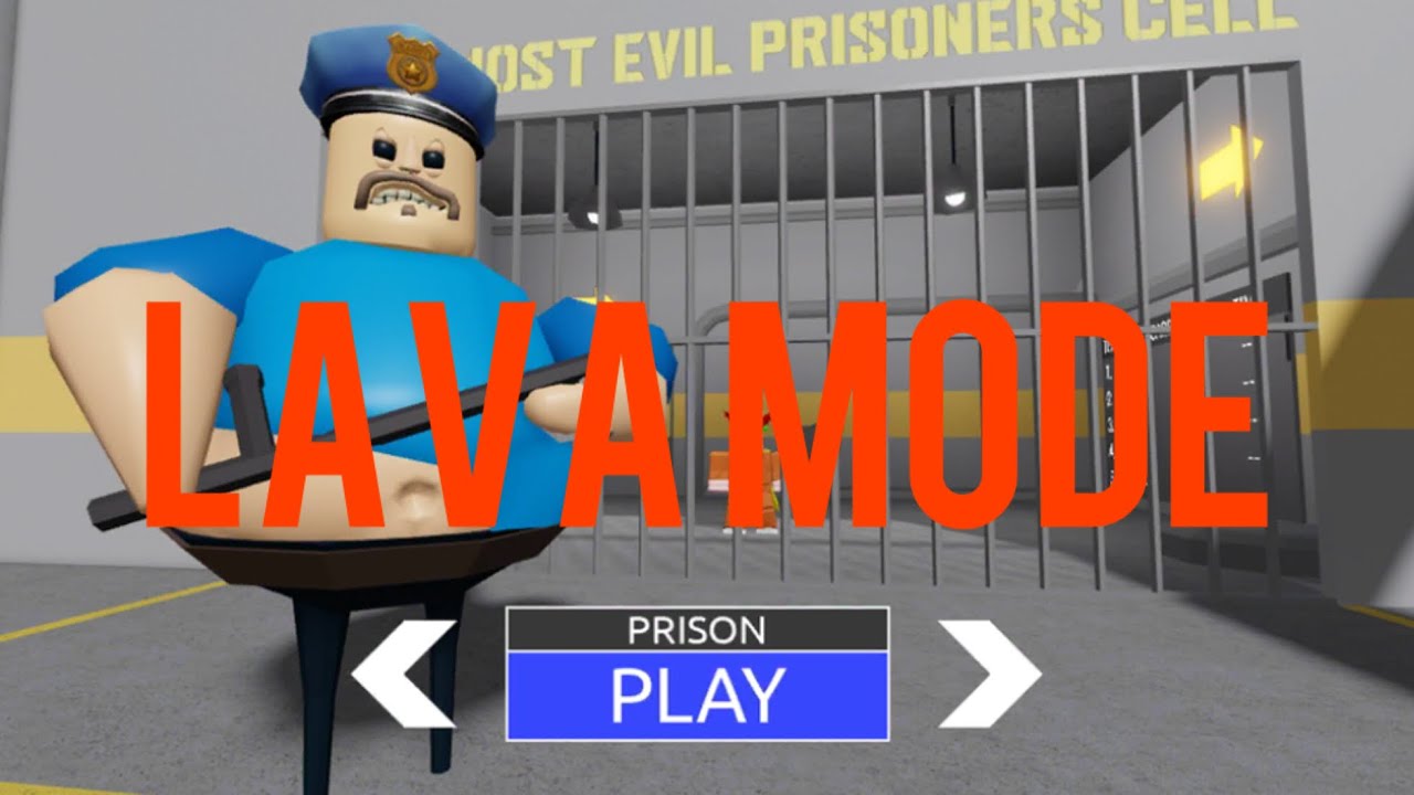 BARRY””S PRISON RUN LAVA MODE FULL ESCAPE 
