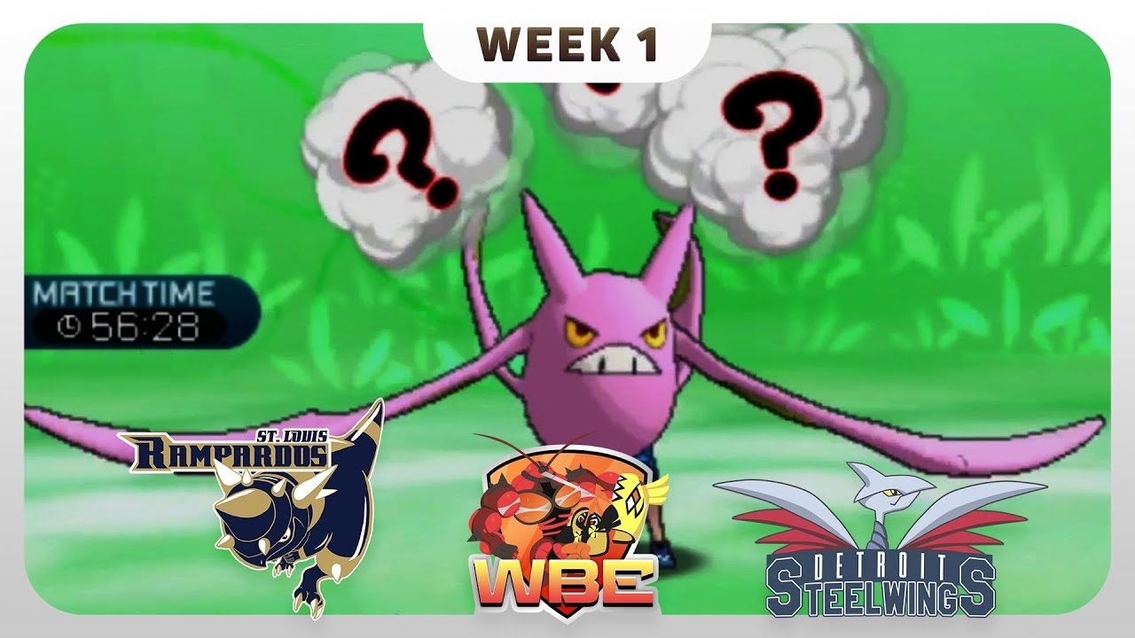 THE NASTY BAT! | St. Louis Rampardos VS Detroit Steel Wings WBE W1  | Pokemon Sun Moon