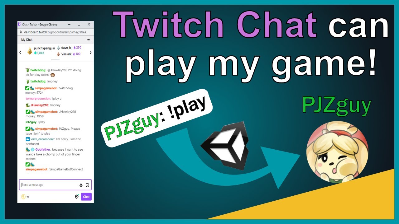 I made a Twitch Chat controlled game (Indie Game Devlog)
