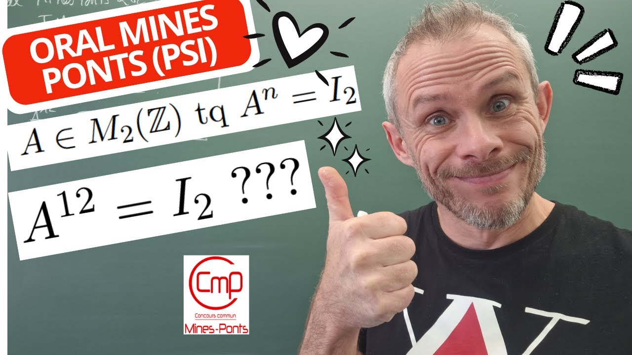 Un petit oral MATRICES super A LA MODE ! (spé/L2)
