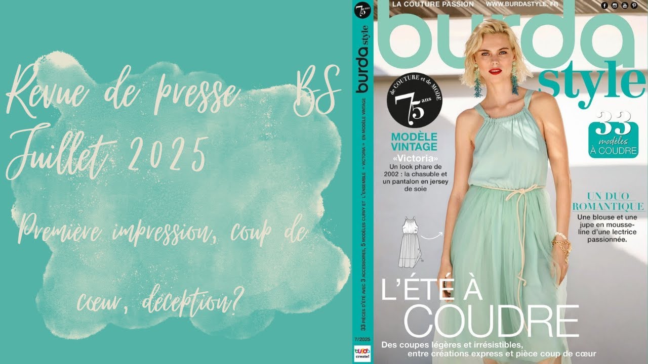 Revue De Presse Burda Style Juillet 2025