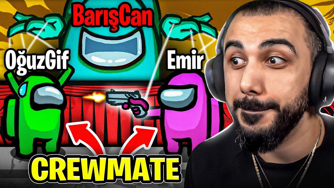 CREWMATELER'İN BEYNİNİ KONTROL EDEREK BİRBİRİNE DÜŞÜRDÜM! MODLU AMONG US