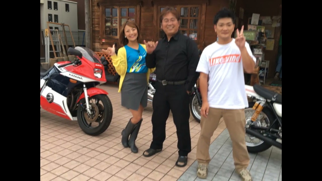 美人ライダー　Like a Wind　バイク番組　TV取材　ライクアウインドー