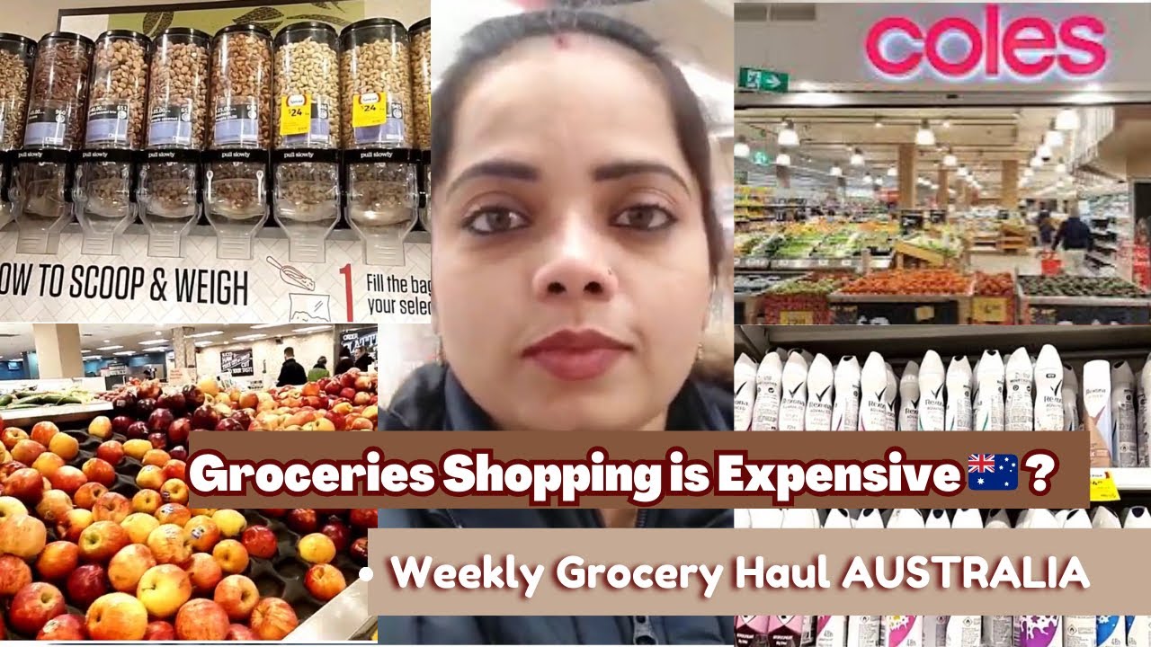 Grocery Shopping in Australia 🇦🇺 | Weekly Grocery Haul in Australia 🥦 | Desi in Coles