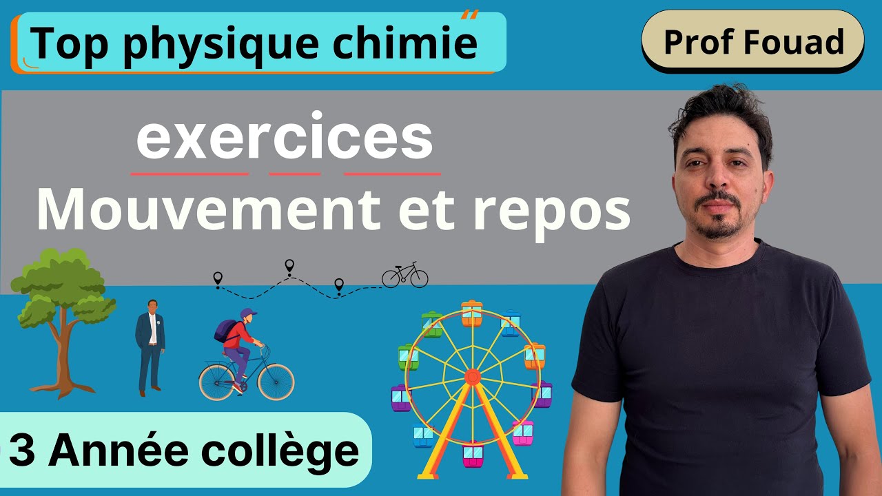 exercices : mouvement et repos : 3 année collège 