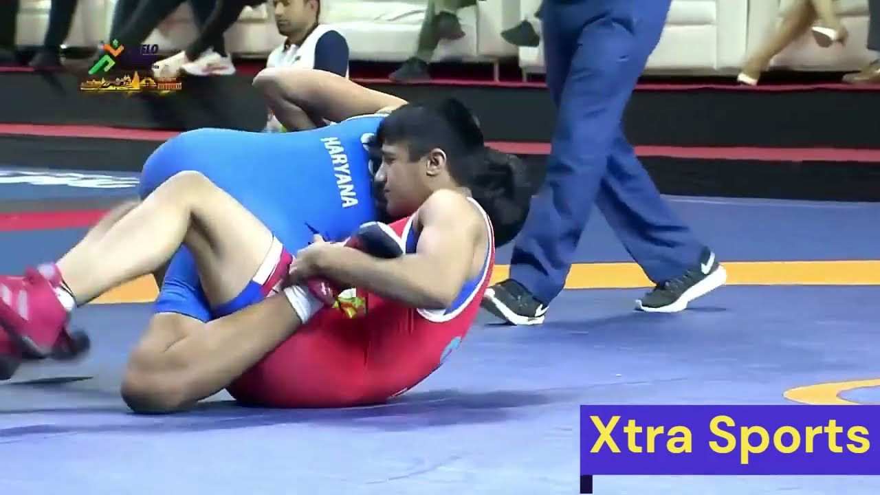 Girls Freestyle Wrestling 53 Kg | Neha (Delhi) vs Kirti (Haryana) | Khelo India Youth Games 2022