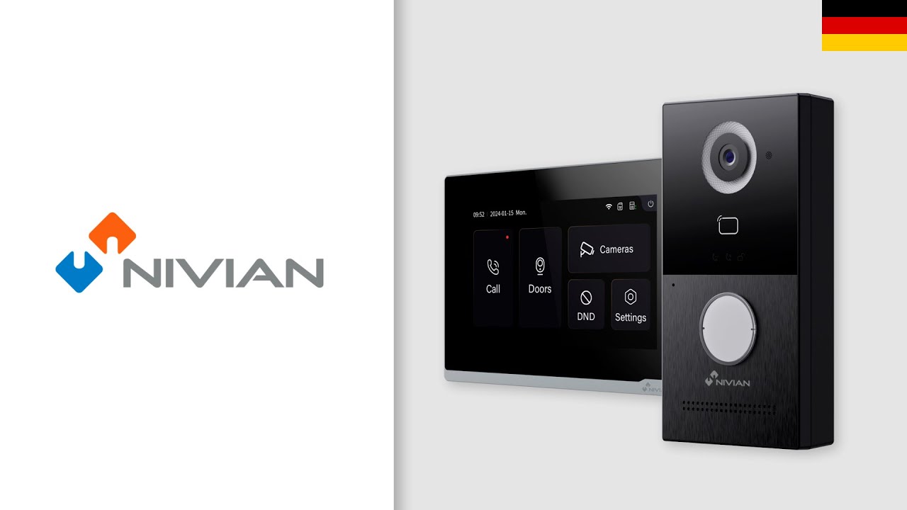 🔵 NVS-VIDEOINTERCOM-2W | So installieren Sie die intelligente WLAN-Video-T&uuml;rsprechanlage von Nivian
