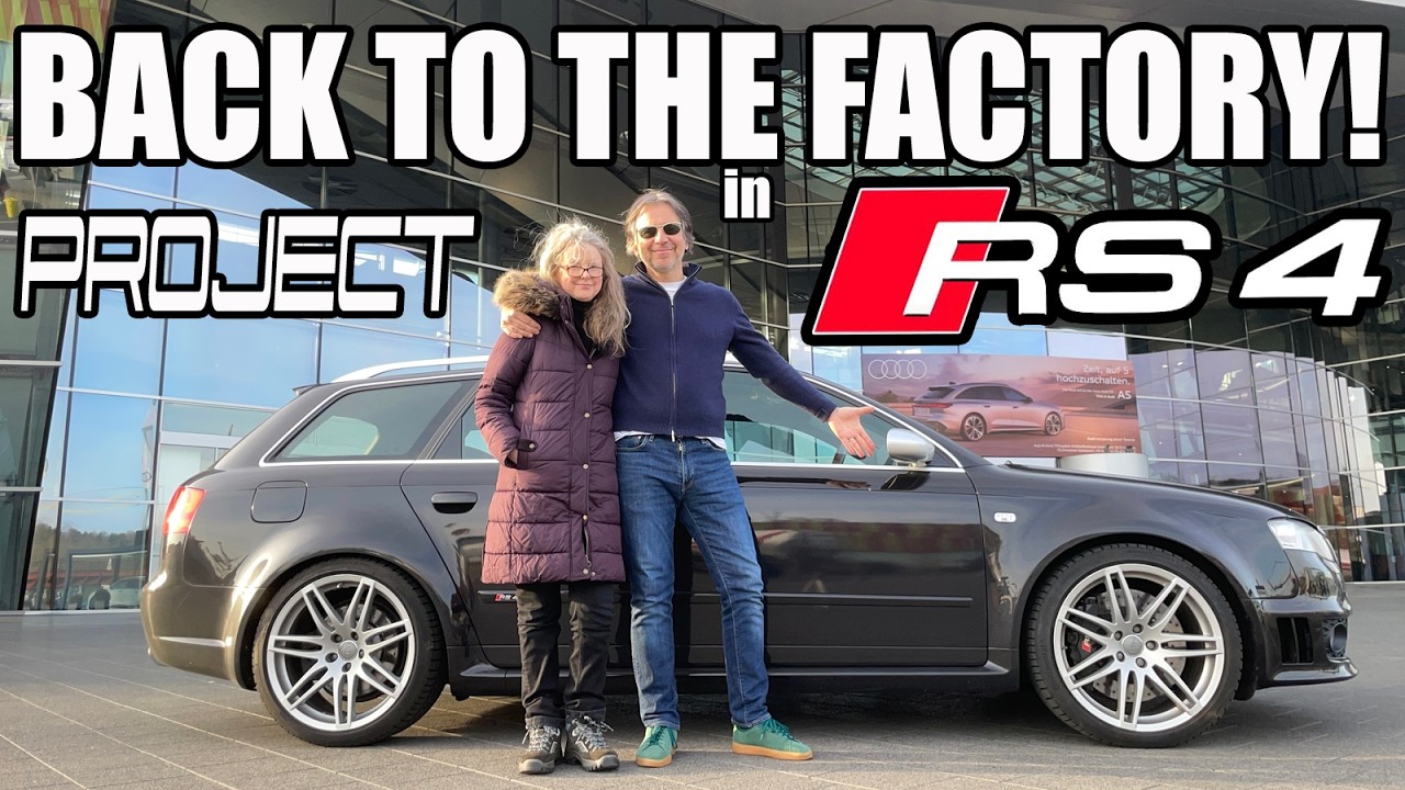 BACK TO THE FACTORY AT 150 MPH IN THE AUDI RS4 I SAVED FROM CRUSHER #roadtrip #audi #rs4 #audirs4