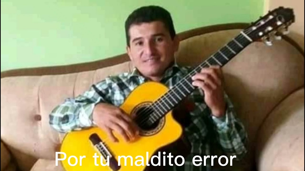 Por tu maldito error I HOLGER PERALTA