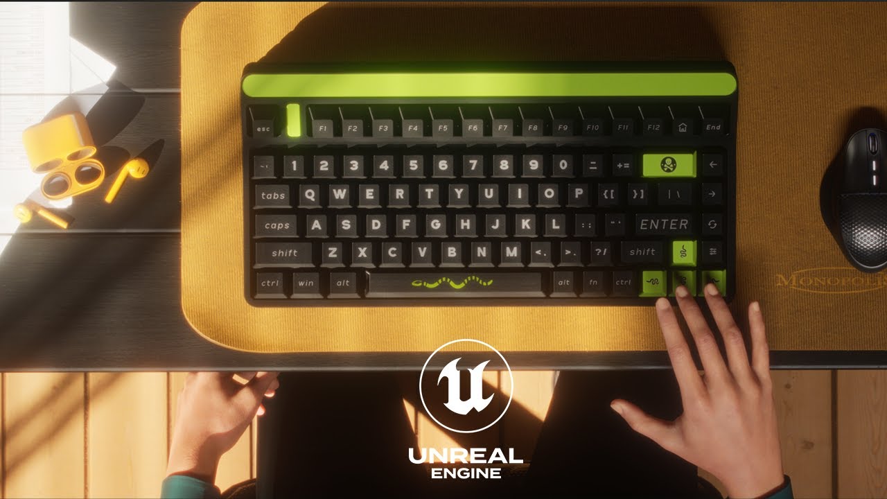 3d Keyboard Commercial || Unreal Engine 5