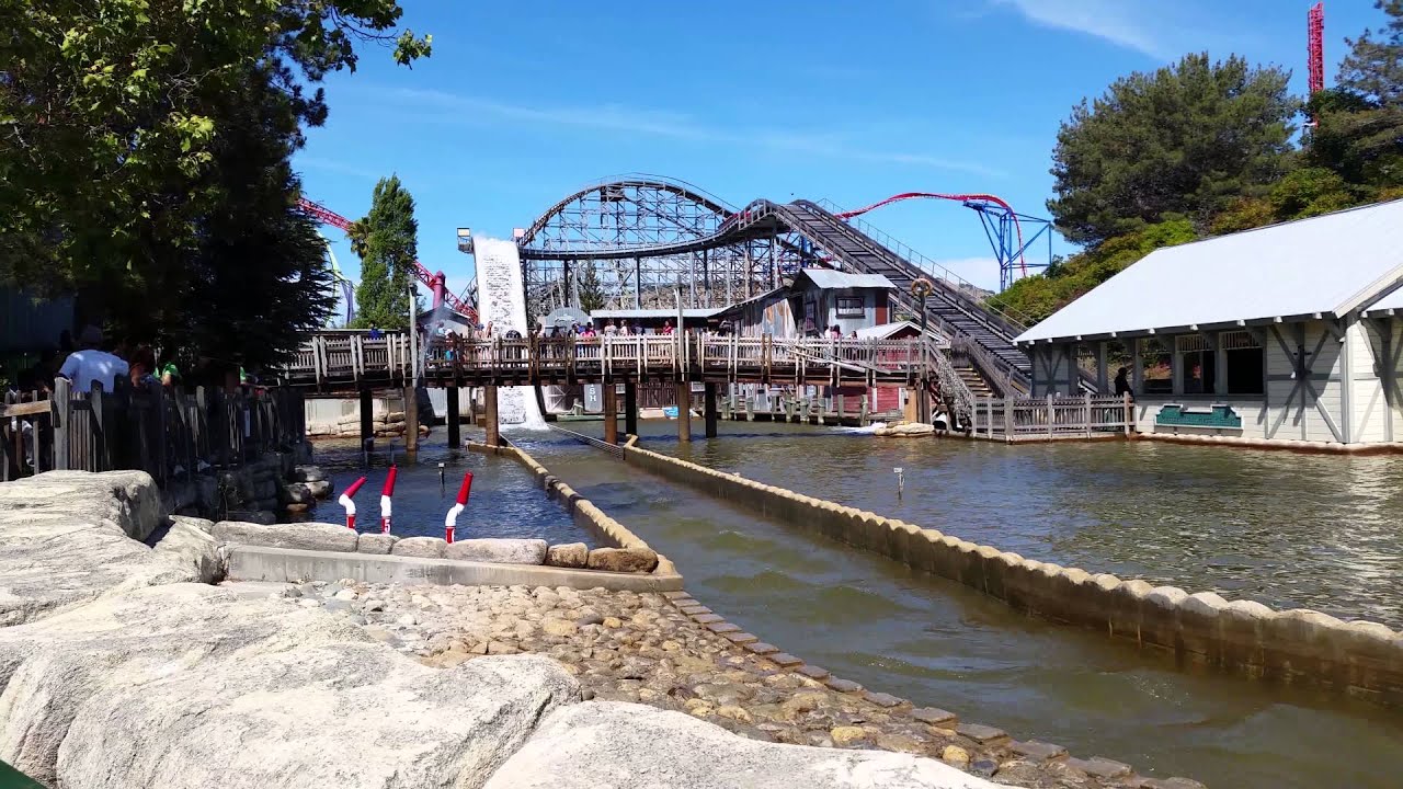 Six flag discovery kingdom water ride - Monsoon Falls