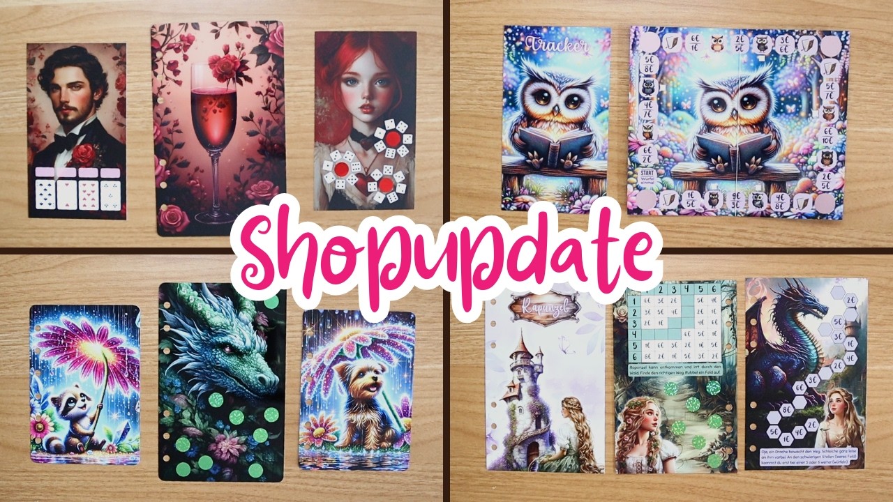 XL Shopupdate || Leseeule, süßer Carlo, Hobby Challenges, Farnklaue, Rapunzel und viel Romantik