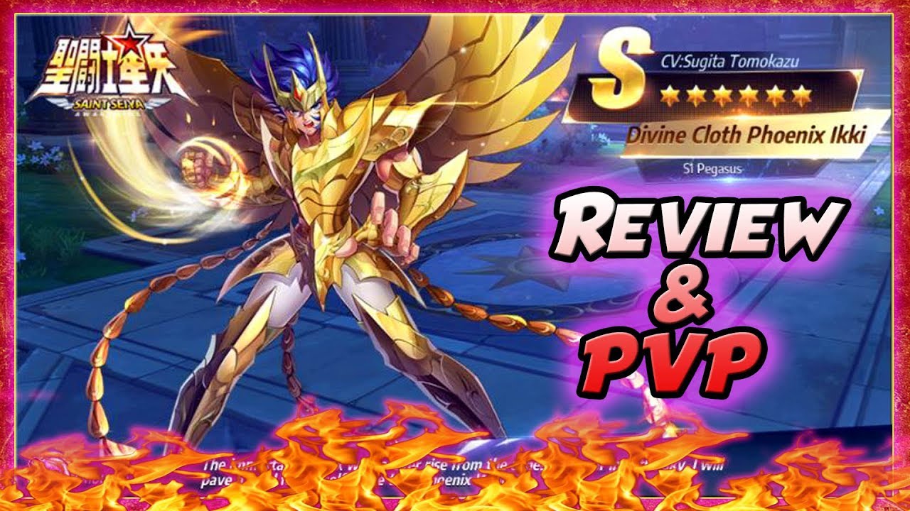 GOD PHOENIX IKKI Showcase [BEST DPS] REVIEW & PVP - Saint Seiya: Awakening
