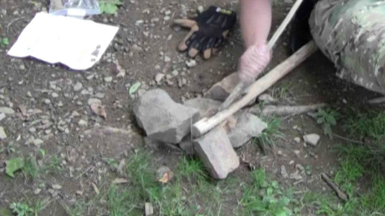 How to make a Fire Plow Friction Fire for wilderness survival, Equip 2 Endure