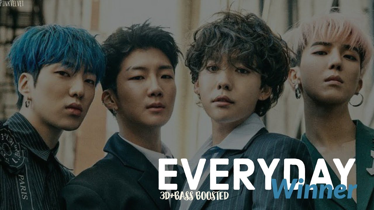 [3D+BASS BOOSTED] WINNER (위너) - Everyday | PinkVelvet