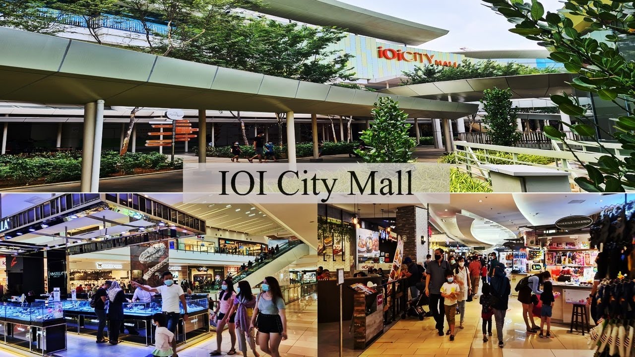 Walk around best shopping mall in Putrajaya Malaysia - IOI City Mall
