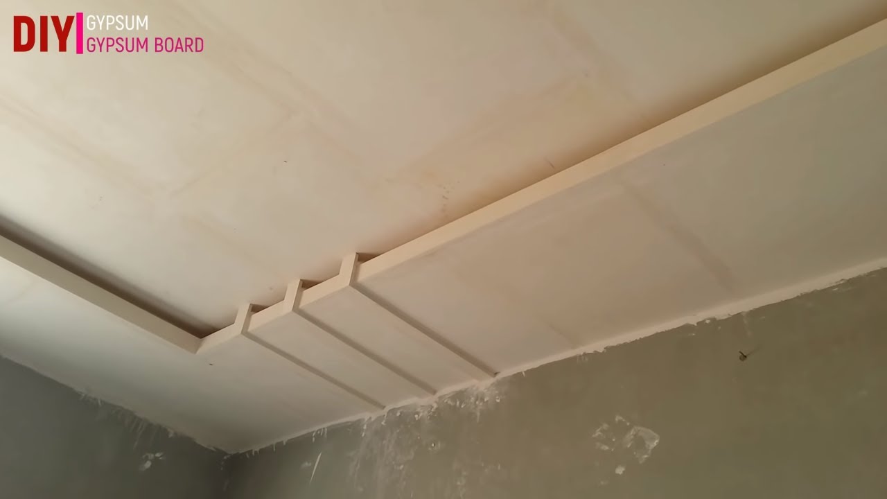 Diy false ceiling installation tutorial  DIY GYPSUM & GYPSUM BOARD