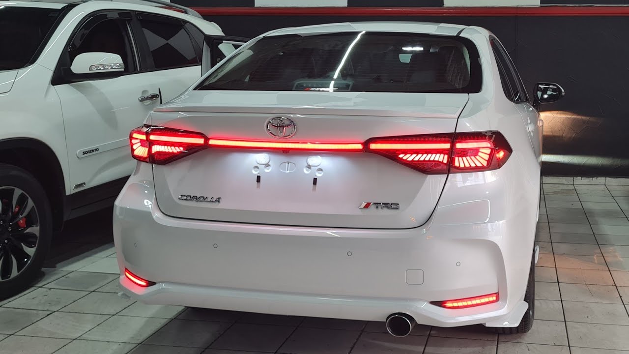 Toyota Corolla 2026 Lanternas Full Led Apresentação  Seta Sequencial + Fita Led RGB Painel Portas 