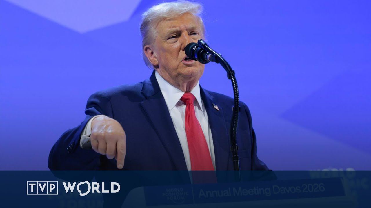 Trump reiterates Greenland annexation plans at Davos Forum | TVP World News