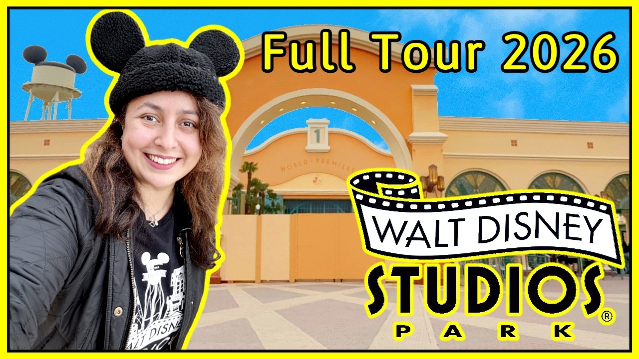 Walt Disney Studios Paris COMPLETE Tour 2026 | Every Land, ATTRACTION, Restaurant FULL Walkthrough!