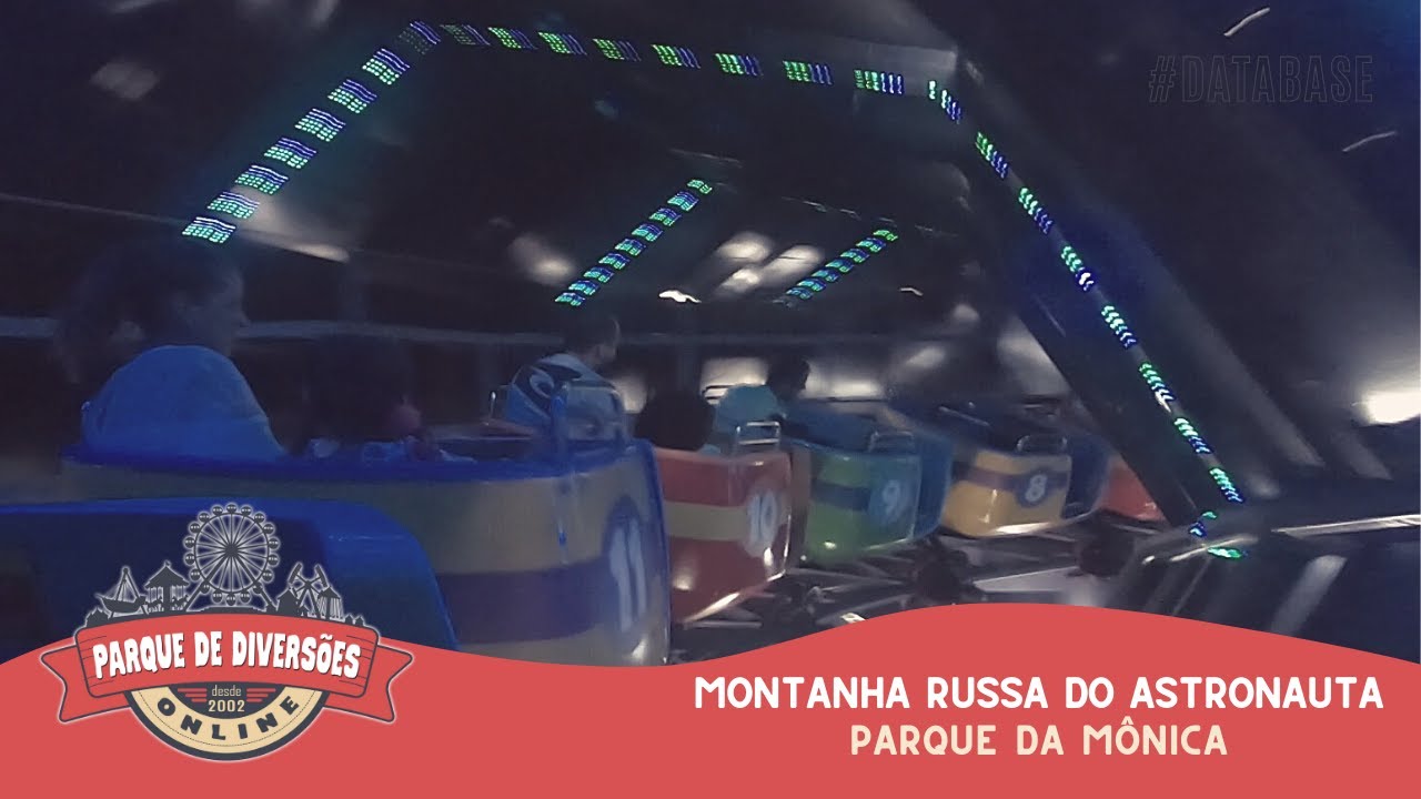 MONTANHA RUSSA DO ASTRONAUTA - Family Indoor Coaster - Intamin - Parque da Mônica
