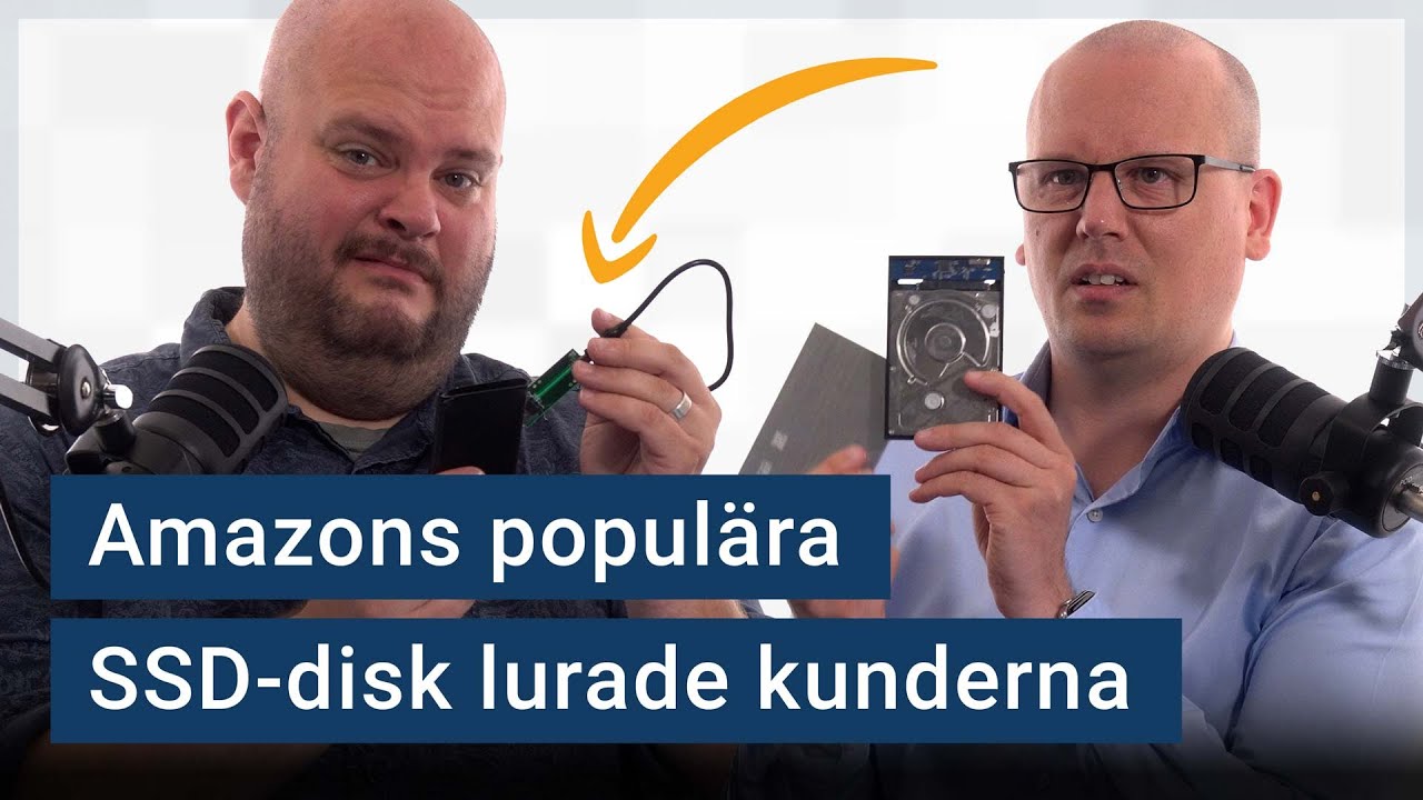Podd 313: Amazons hantering av kunder som köpt bluffhårddiskar – duckar frågan