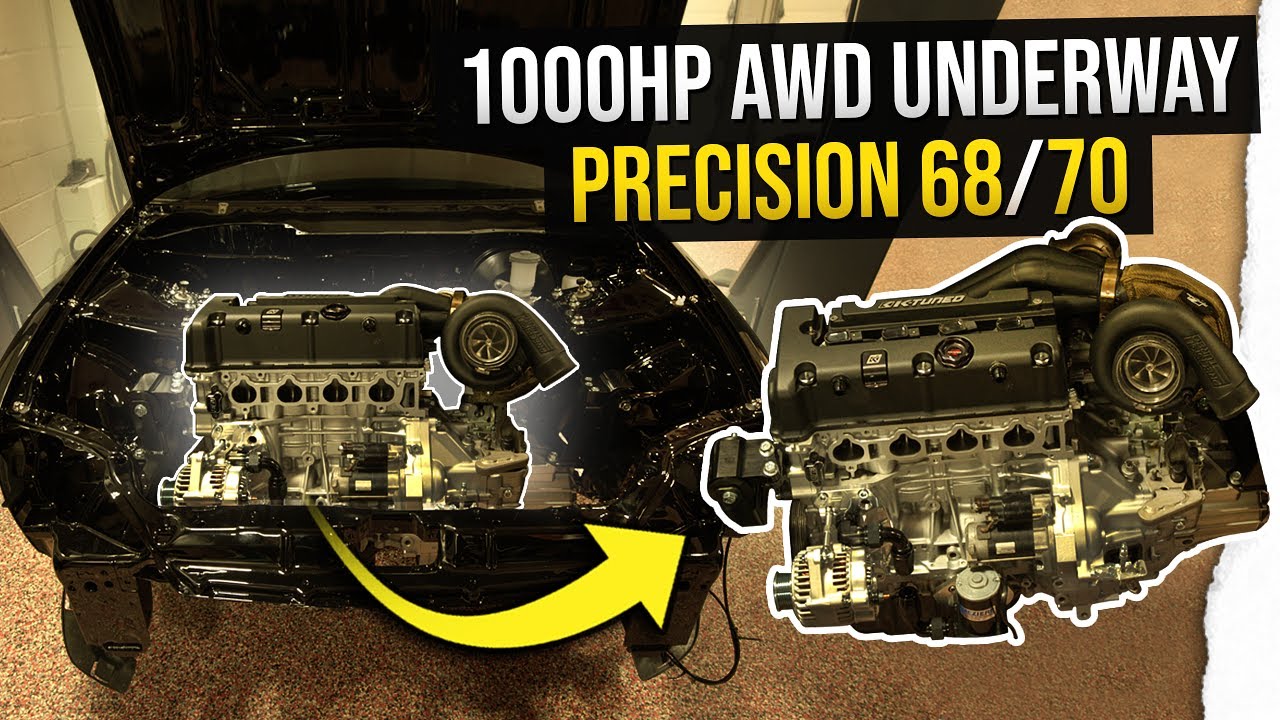 Fully Built k20 AWD Civic Underway! 1000hp Show CAR!!