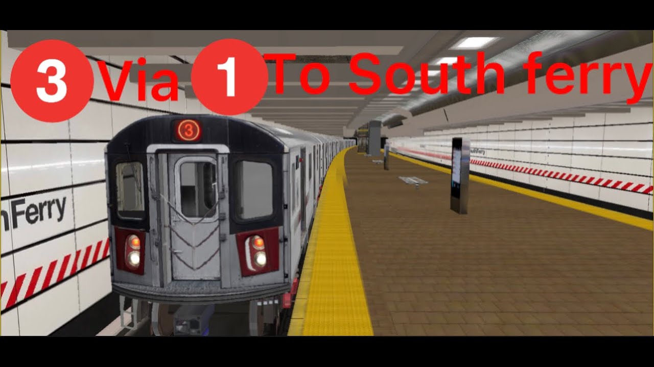 Openbve: (3) to South Ferry Via 7th avenue Express