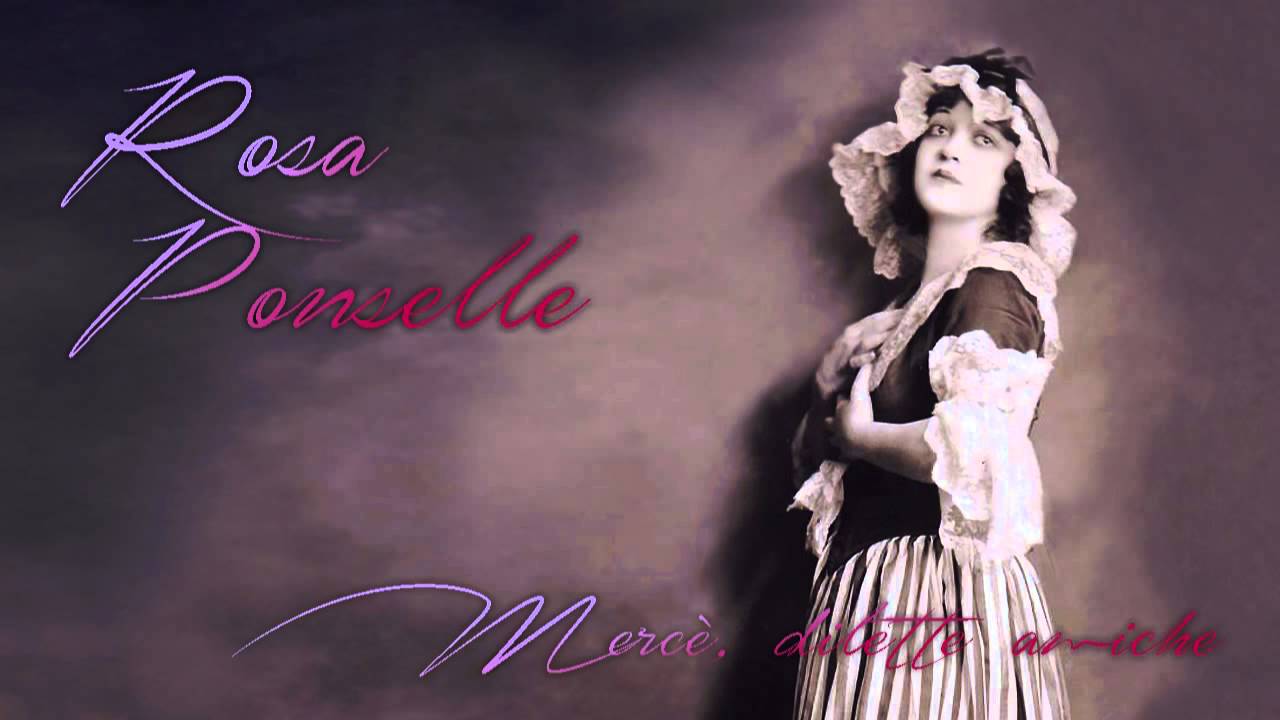 Rosa Ponselle - Mercè, dilette amiche / cleaned by Maldoror with subtitle