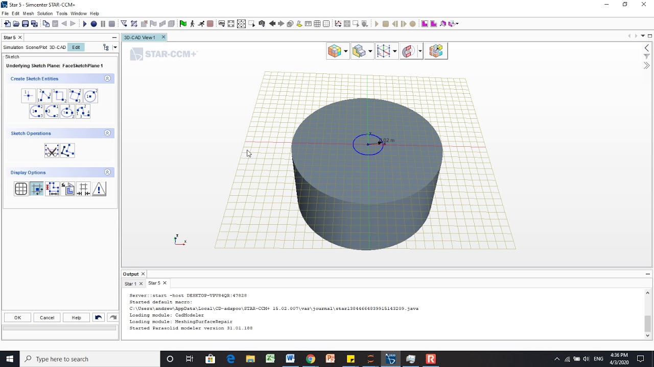 STARCCM+ tutorial: Basic Geometry Creation