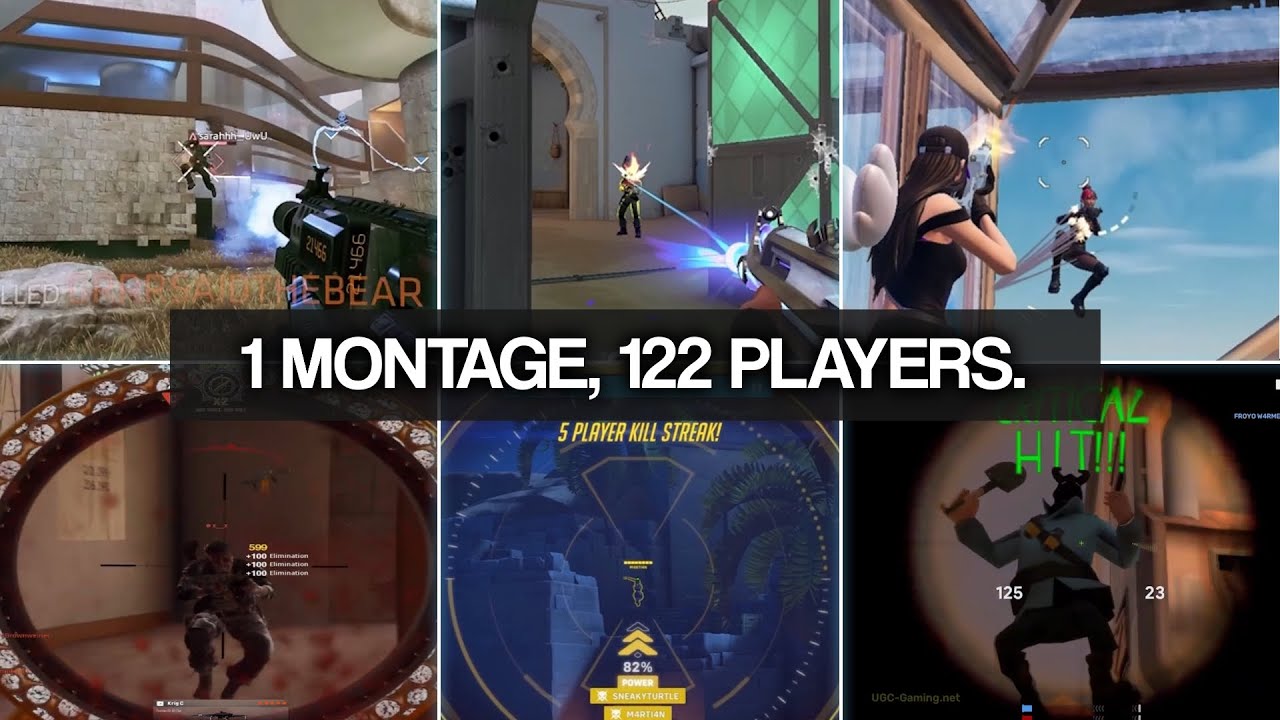 the biggest fps montage in the world.